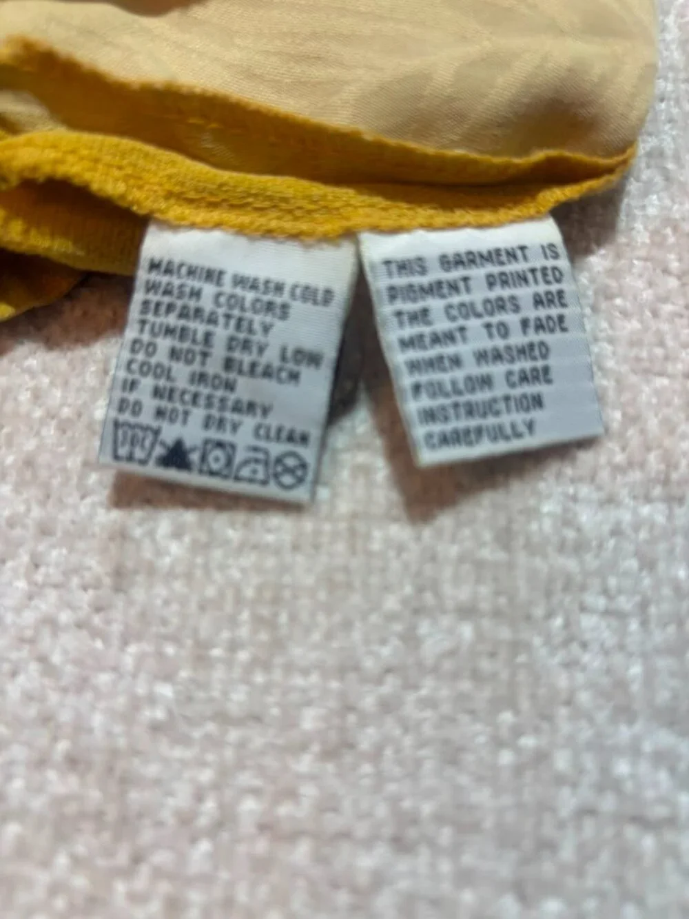 Tommy Bahama 100% Silk Camp Shirt XL Yellow Hawaiian Resort - Picture 7 of 11